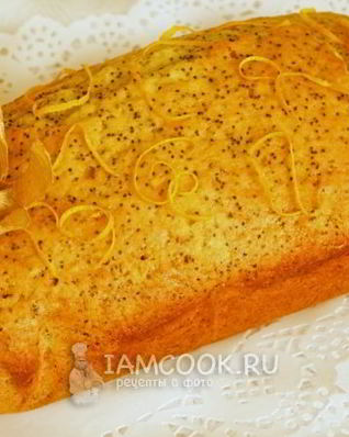 Маково-апельсиновый кекс