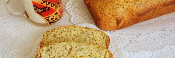 маково-апельсиновый кекс