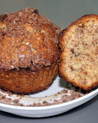 Миндально-шоколадные кексы