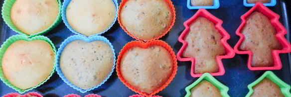 мини-кексы с грецким орехом