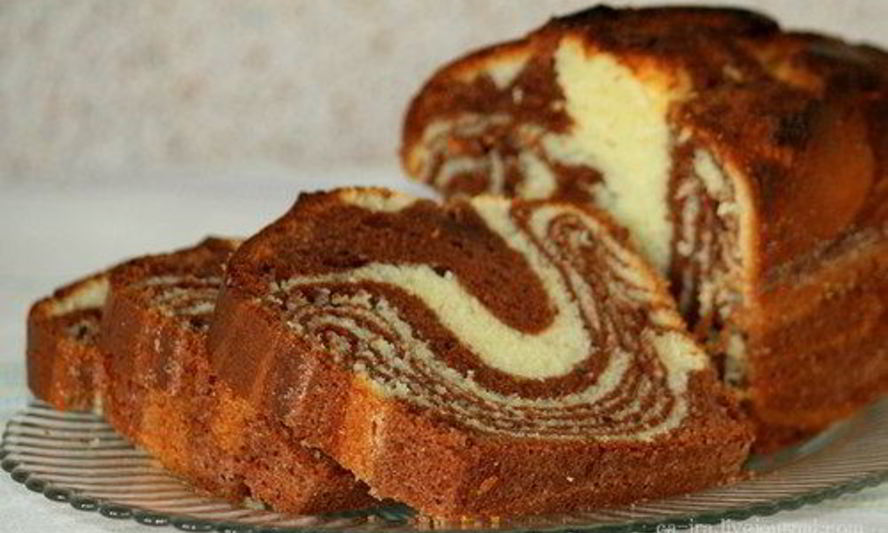 Рецепт мраморного кекса в духовке
