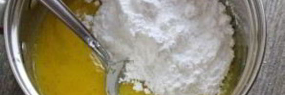 ореховый кекс с апельсиновой глазурью