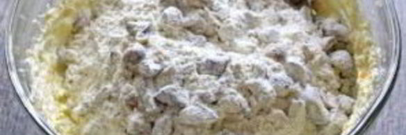 ореховый кекс с апельсиновой глазурью