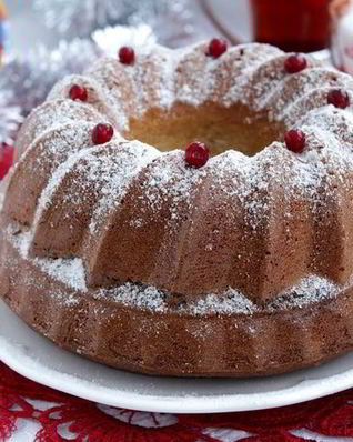 Ореховый рождественский кекс