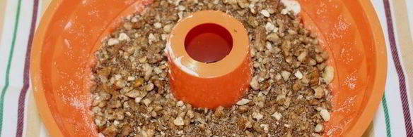 ореховый рождественский кекс