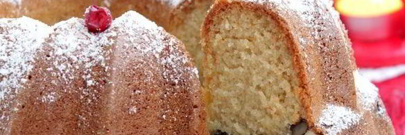 ореховый рождественский кекс