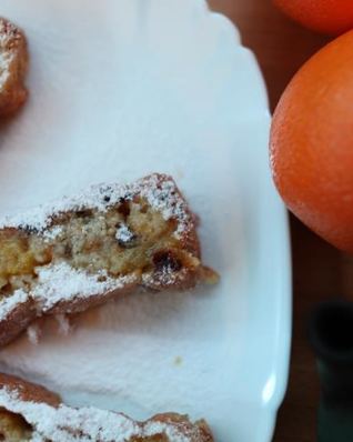 Постный апельсиновый кекс с тыквой