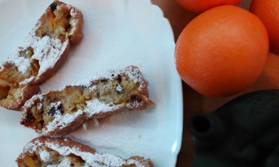 Рецепт постного апельсинового кекса с тыквой