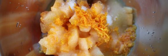 постный апельсиновый кекс с тыквой