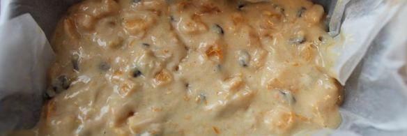 постный апельсиновый кекс с тыквой