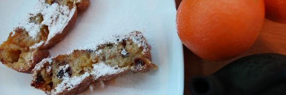 постный апельсиновый кекс с тыквой