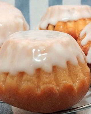 Ромовая баба в сахарной заливке