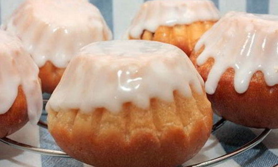 Рецепт ромовой бабы в сахарной заливке