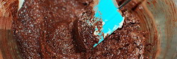 шоколадный кекс на каштановой муке