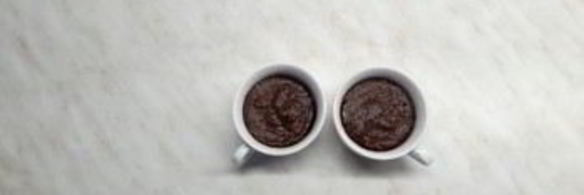 шоколадный кекс за 3 минуты в микроволновке