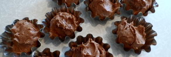 шоколадные кексы