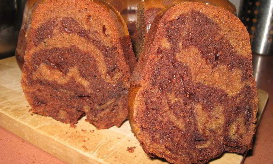 Рецепт тигрового кекса к утреннему кофе