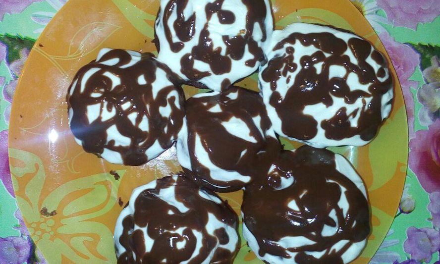 Рецепт тотально шоколадные кексики-капкейки со сметаной