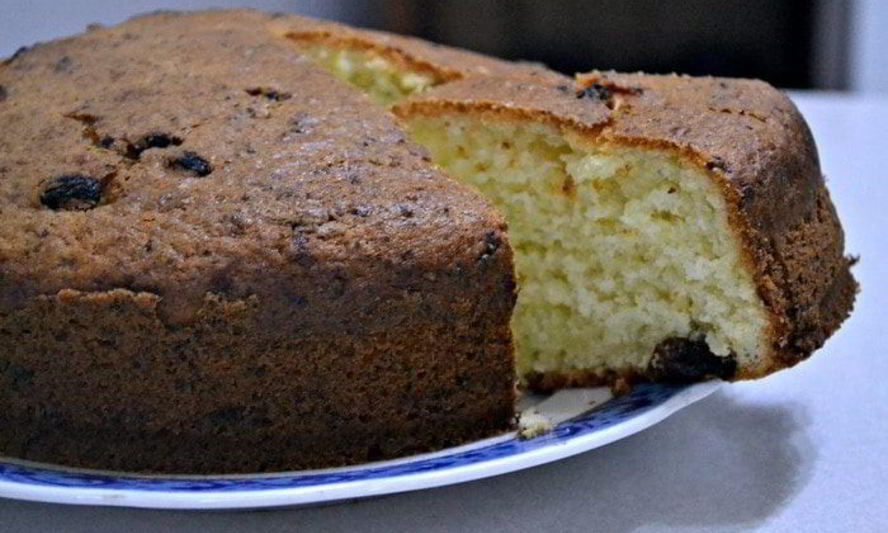 Рецепт творожного кекса с изюмом