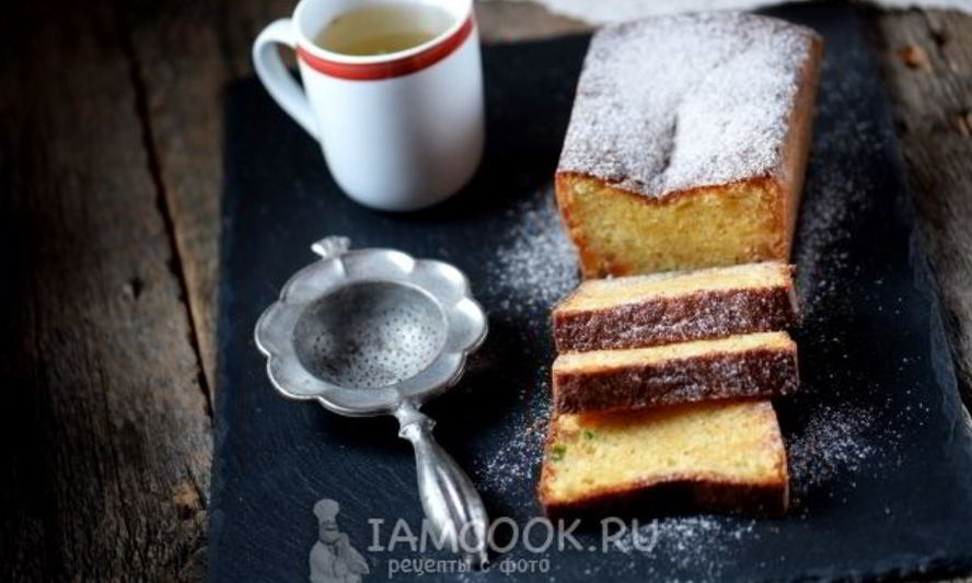 Рецепт творожного кекса с цукатами