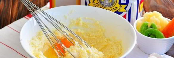 творожный кекс с цукатами