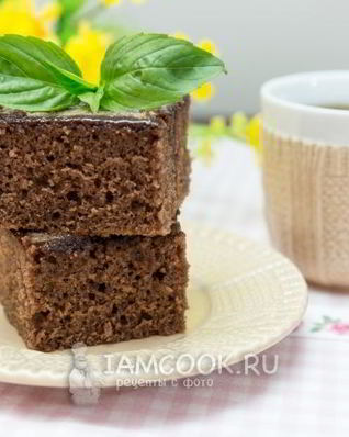 Влажный шоколадный кекс