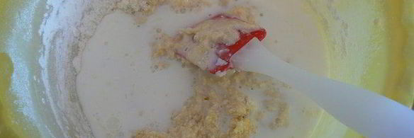 яблочный кекс с карамельным соусом