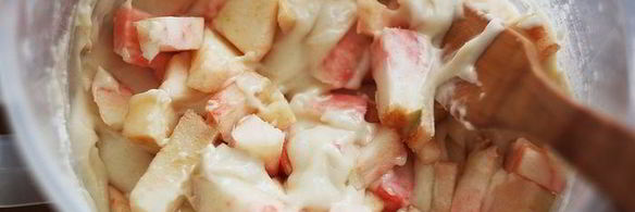 яблочный кекс