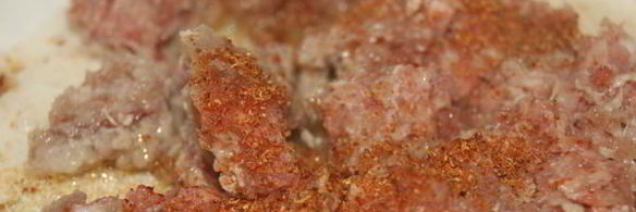 заливной кекс с фаршем и грибами