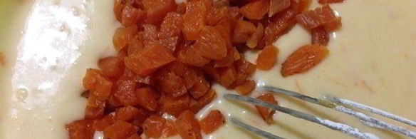 апельсиновый сладкий хлеб с курагой