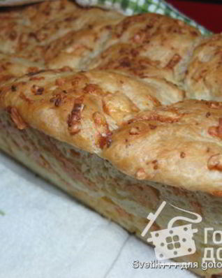 Ароматный хлебушек с сыром и чесноком