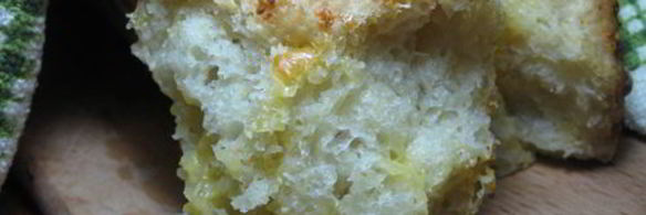 ароматный хлебушек с сыром и чесноком