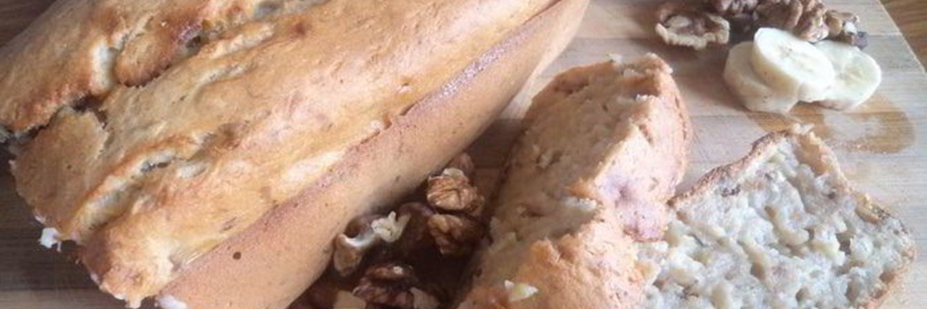 Банановый хлеб с орехами