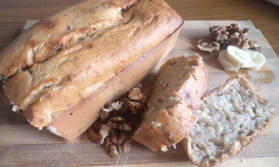 Рецепт бананового хлеба с орехами