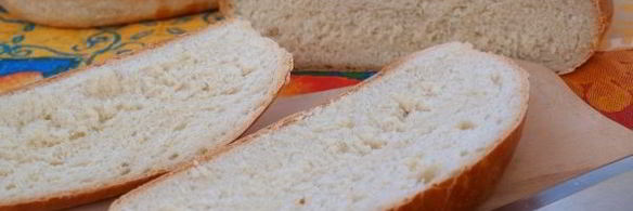 белый хлеб в духовке