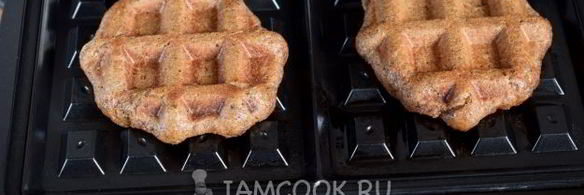 бородинский хлеб в вафельнице