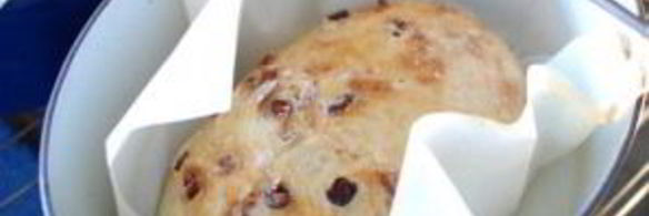 дрожжевой хлеб с клюквой