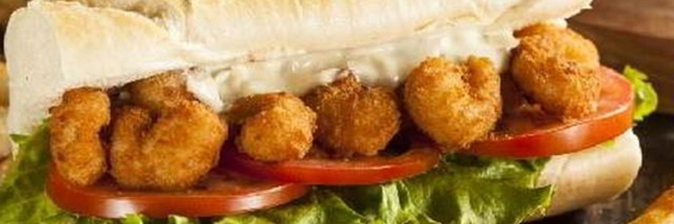 Французский багет с рыбой