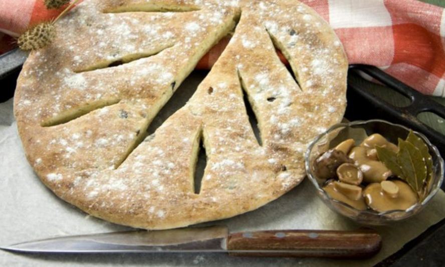 Рецепт грибного хлеба