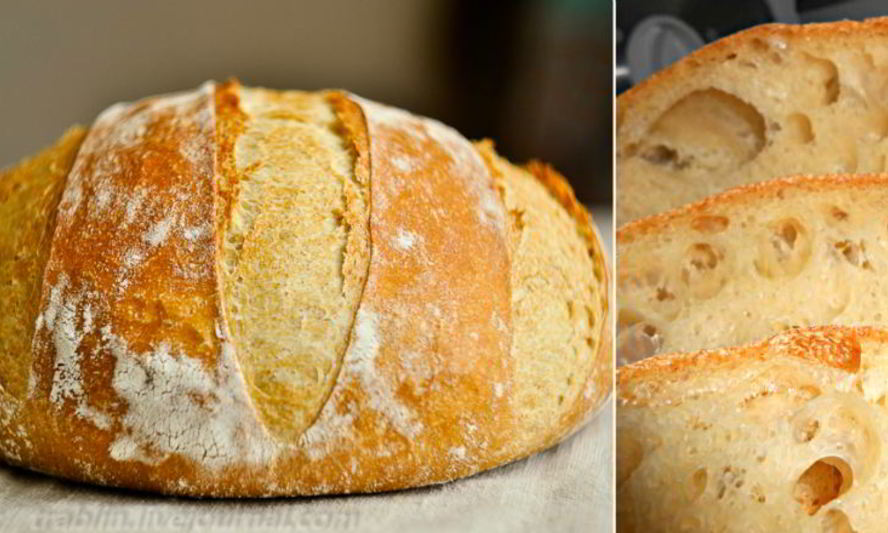 Рецепт хлеба без замеса