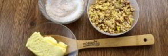 хлеб гармошка с ореховой начинкой