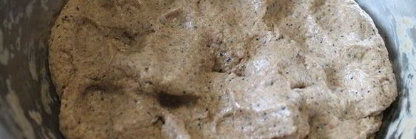 хлеб на закваске льняной с маком