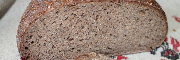 хлеб на закваске льняной с маком