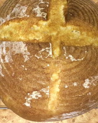 Хлеб оливковый на закваске