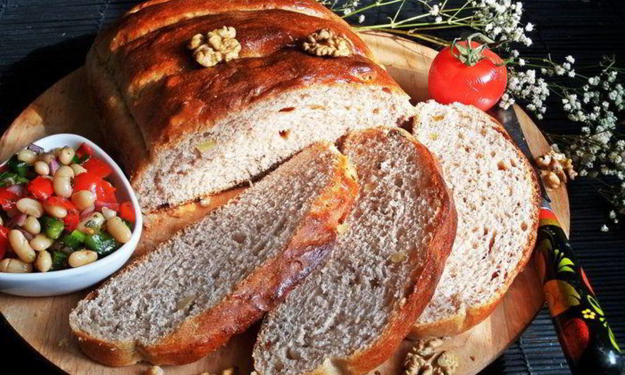 Рецепт хлеба орехового на гречневой муке