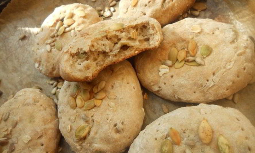 Рецепт хлеба с семечками и овсяными хлопьями