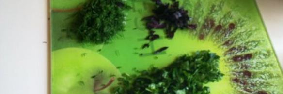 хлеб с травами и чесноком