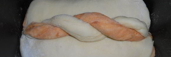 хлеб с узором в хлебопечке