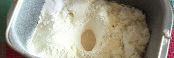 хлеб с вареным рисом в хлебопечке