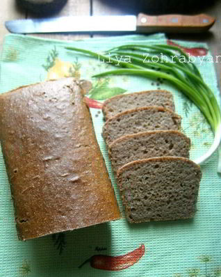 Немецкий фермерский ржано-пшеничный хлеб на закваске